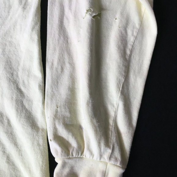 #87 Quiksilver Live Aloha Long Sleeve Men's Kauai Hawaii Maui distress VTG - Picture 8 of 11